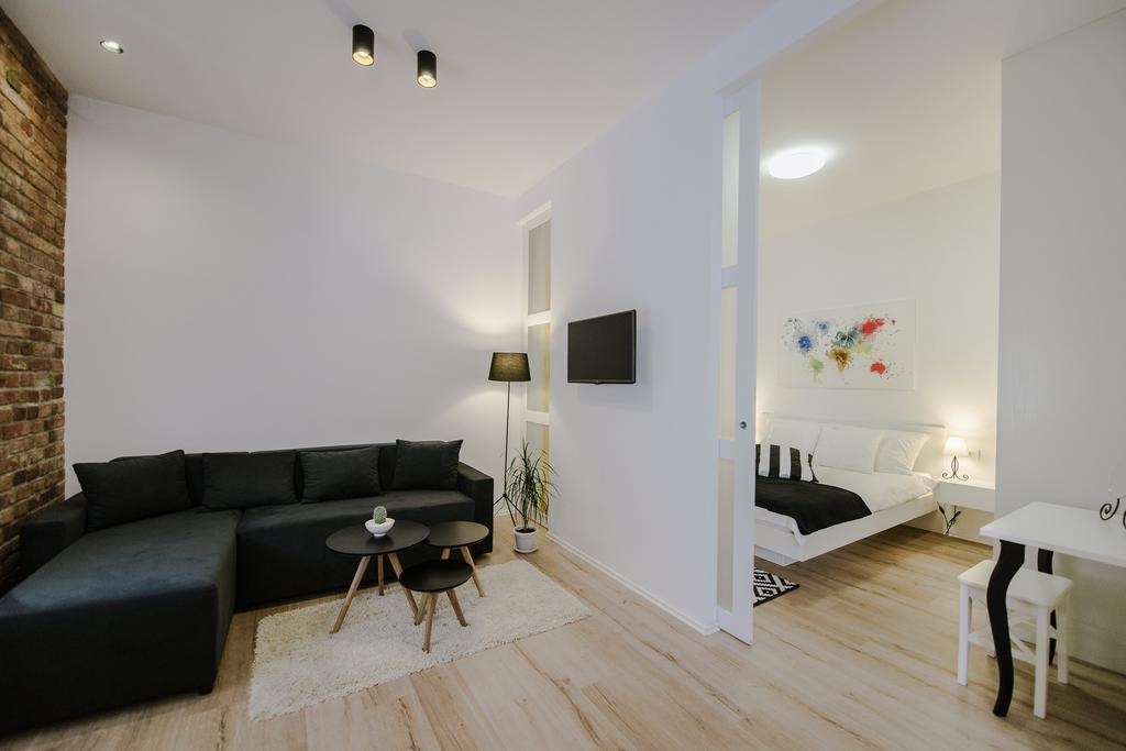 Apartment British Square With Parking Zagreb Zimmer foto